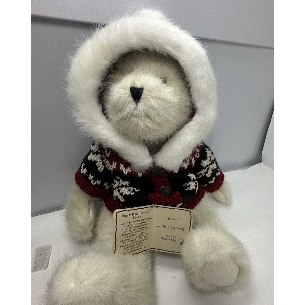 Boyds Bears Collection Lot of 4 Christmas Sweaters With Tags
